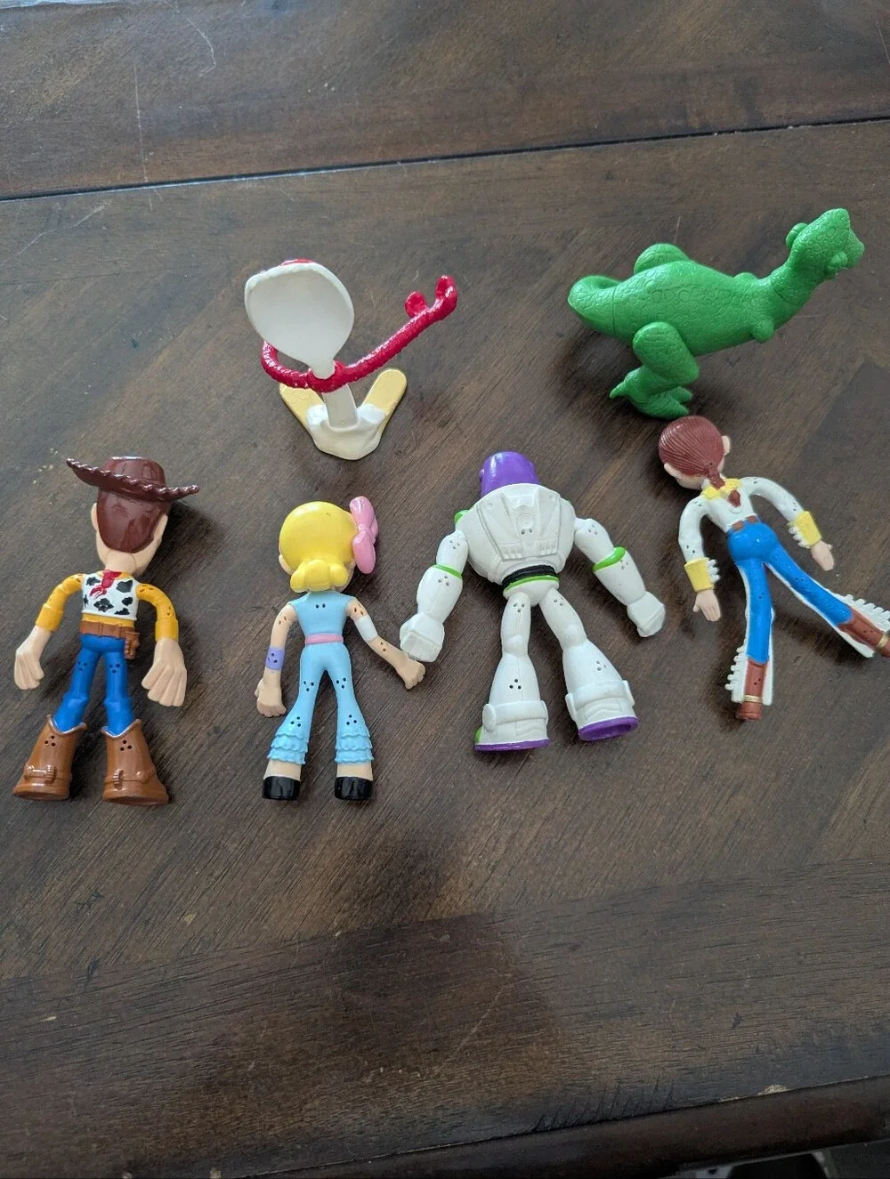 Disney Toy Story 4 Flextreme Figures Lot of 6 - Woody Buzz Rex